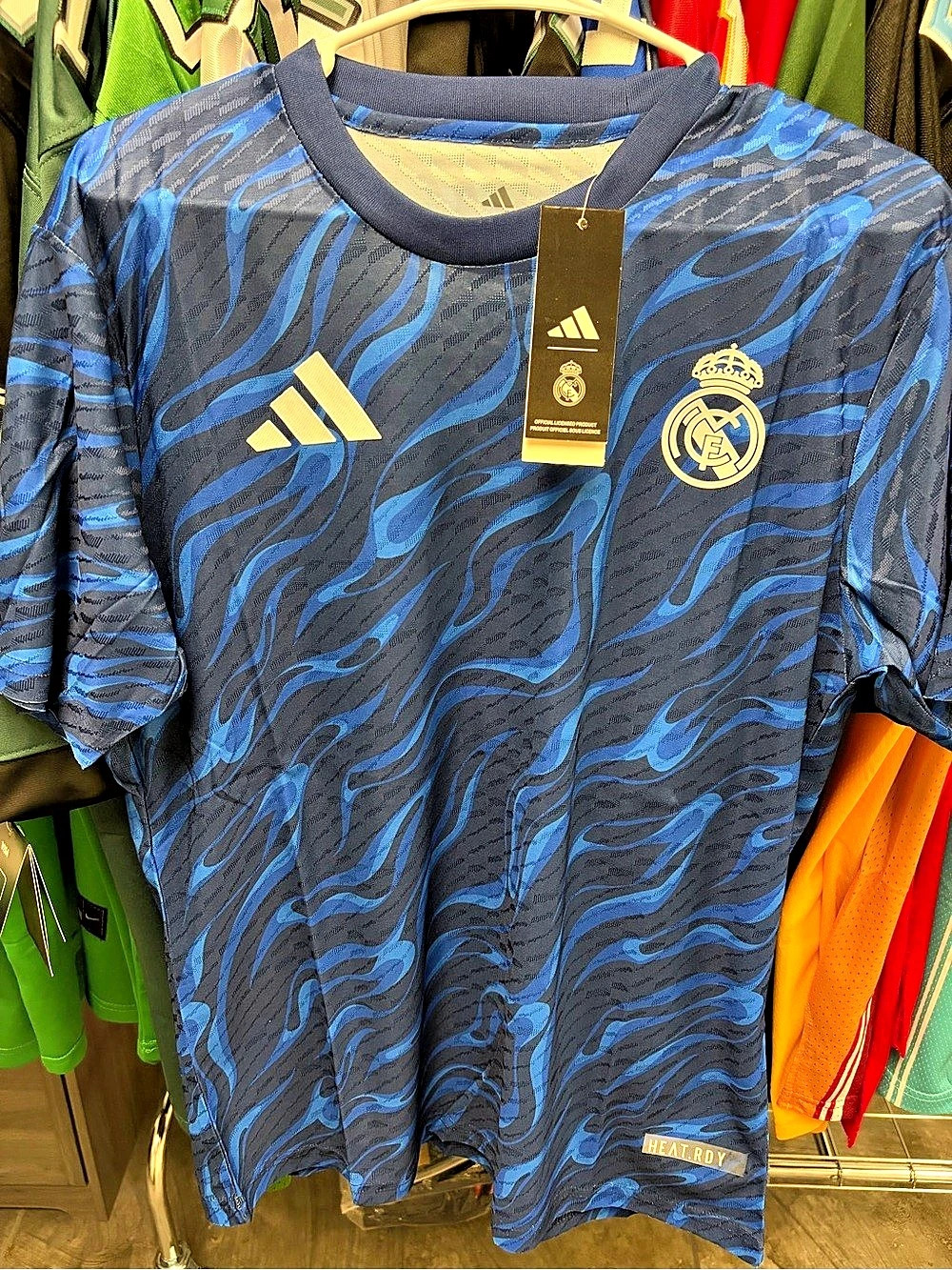Real Madrid 2023/24 Third Authentic Jersey Blue & Black